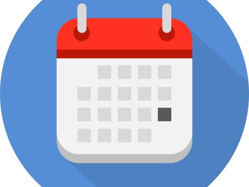 Image of monthly calendar