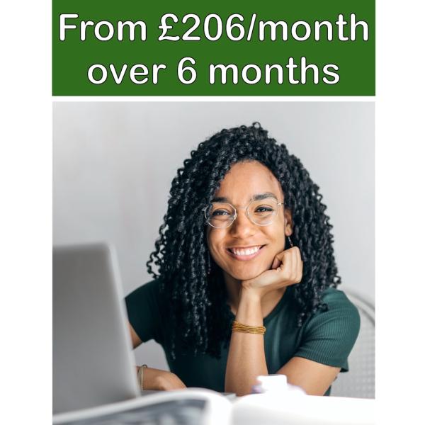 From £206/month over 6 months