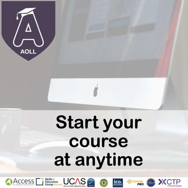 Start your course at anytime with logos
