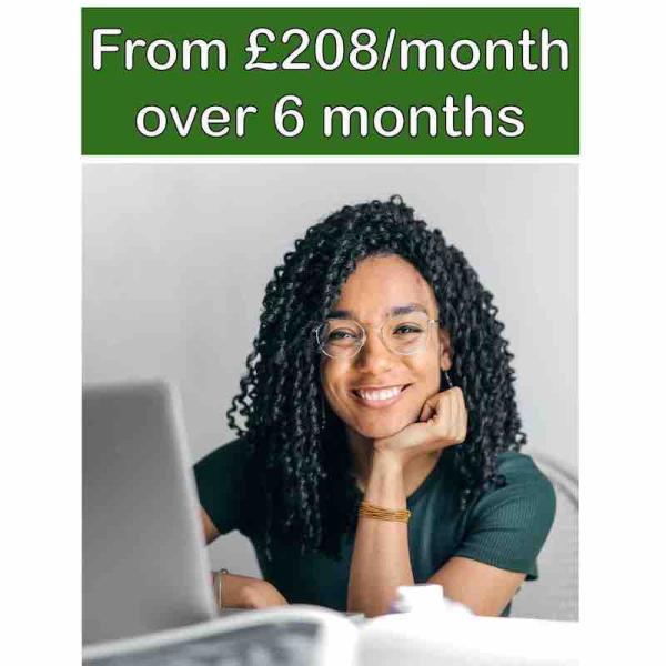 From £208/month over 6 months
