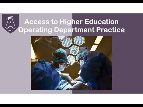 Study ODP - Access to Higher Education Operating Department Practice (Online study)