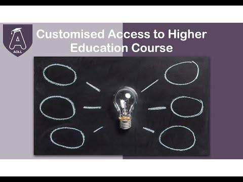 Access to Higher Education Customised Course (Online study)